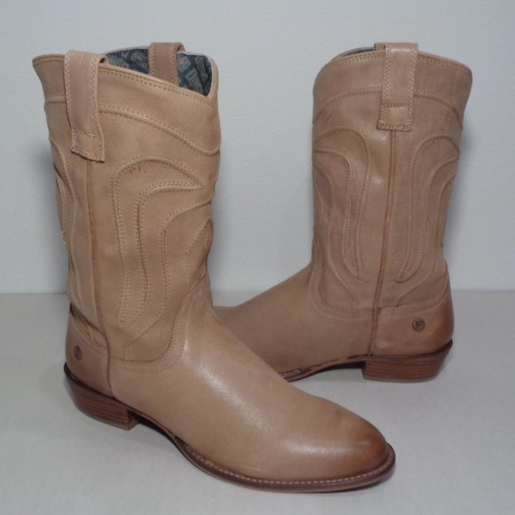 Dingo Size 13 M MONTANA Saddle Brown Leather Cowboy Boots